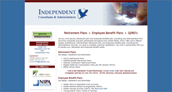 Desktop Screenshot of independentpension.com